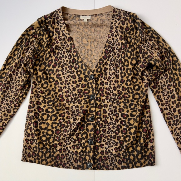 Leopard Print Cardigan - Picture 2 of 5